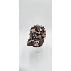 Killik K-Series Ladies Fit Camo Baseball Cap Brown Pink Adjustable Hat